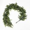 Realistic Cypress Leaves and Vine Cedar Christmas Fireplace Decoration