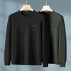 Men's Plus Size Round Neck Knitted Pullover Sweater