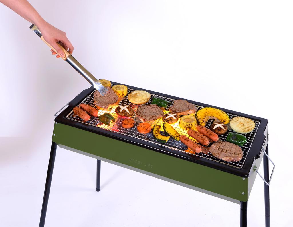 GREEN LIFE BBQ Grill Japanese-made Easy-to-Clean KKC-600 (OG)