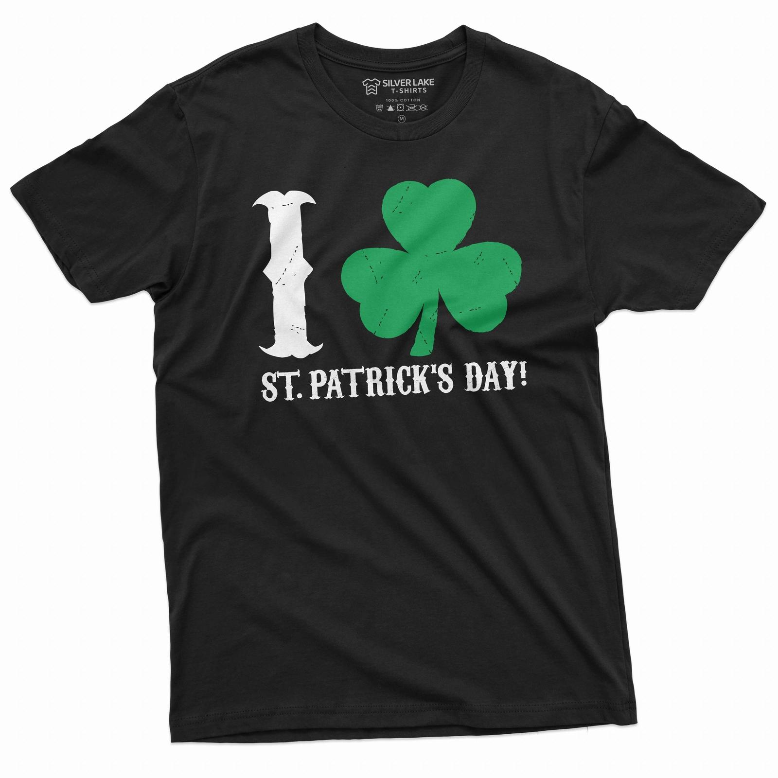 I clover St. Patrick s day T-shirt love Saint Patricks day tee Paddy s day gifts 4XL
