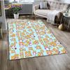 Lankybox Cute Happy Boxy Foxy Rocky Carpet Rug for Bedroom Living Room Home Sofa Decoration,Children Game Large Decor Floor Mat