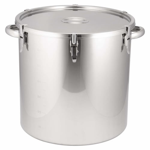 Endo Shoji Commercial-Grade Stockpot, 39cm (with handle), Stainless Steel, Made in Japan, AZV7139