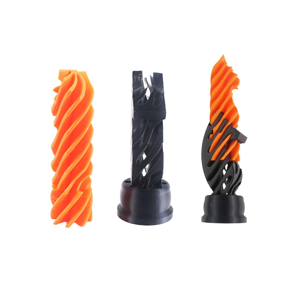 3D Printed Cross Horse Shaped Spiral Cone Decompression Toy, Infinite Push and Push Spiral Cone Toy, Release Pressure