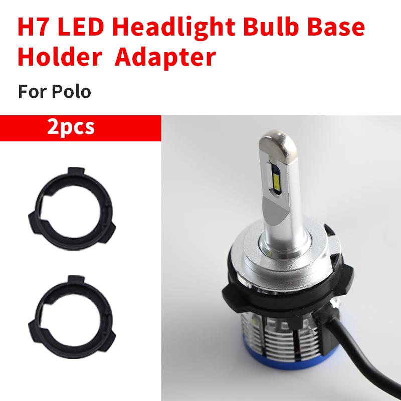 

2PC Base H1 H7 LED Headlamp Bulb Base Holder Adapter For BMW VW Nissan Opel Ford Mercedes-Benz Base H1 H7 Socket Car Accessories