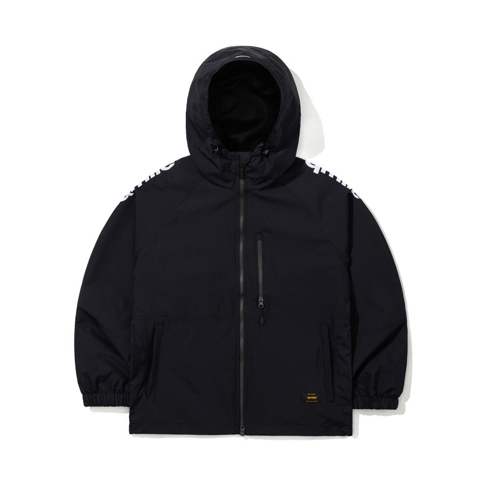 Qmile 253 Color Block Track Jacket Black