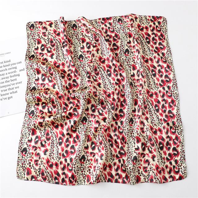 

Модний шовковий квадратний шарф для жінок, 60 см, атласна пов язка для волосся, пов язка, сумка, м яка офісна шийна хустка, хіджаб, жіночий платок, бандана