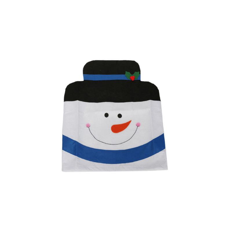 Christmas Snowman Style Chair Set Room Decoration Festival Atmosphere Decoration