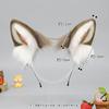 Handmade Plush Wolf Ear Headband Cosplay Anime Convention Stage Performance Accessory Cute Animal Hairband