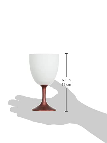 Toyo Ceramics Arita Ware Wine Glass, 270ml, Pearl Shell, Galaxy Red, Gift Box, Made In Japan, 581859