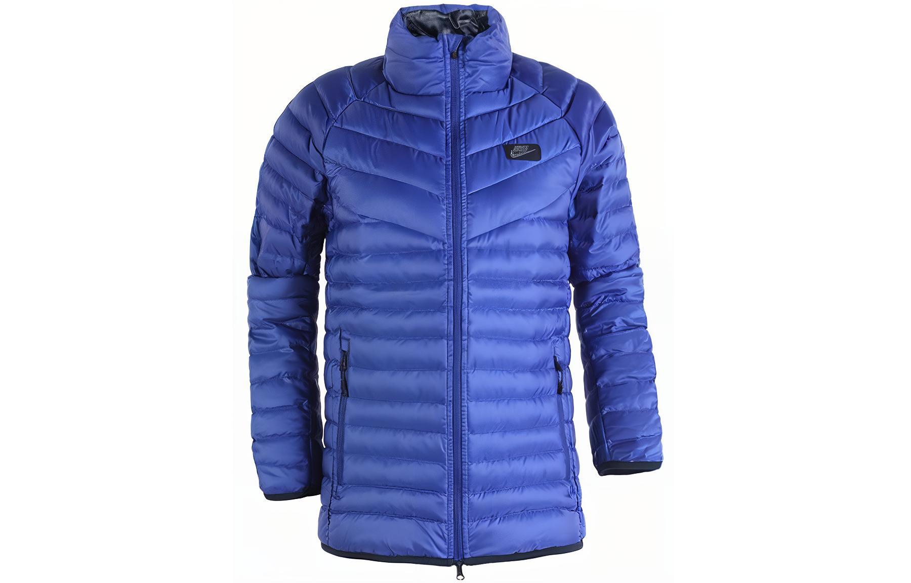 Nike Down Jackets Men s Blue Stand Collar Moderate Other 693530-455 M