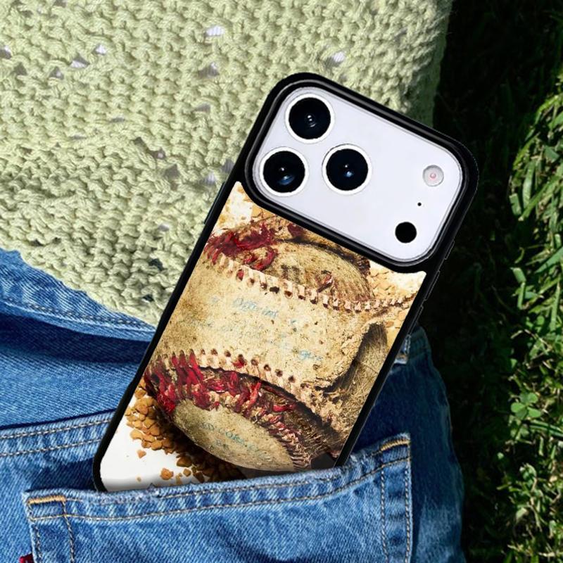 Baseball Texture Image Phone Case Cover for IPhone 11 12 13 14 15 16e 17 Pro Max Coque for IPhone 17 Air