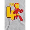 Marvel Childrens/Kids Iron Man Cute 4th Birthday Hoodie
