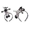 Cartoon Plush Zebras Hairband Styling Accessory Safe Hairband for Children and Adult Family Gathering Story Telling fUN
