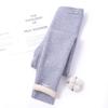 Women's Velvet-Lined Ribbed Yoga Pants - Slimming Plus-Size Outerwear for Autumn/Winter Fitness