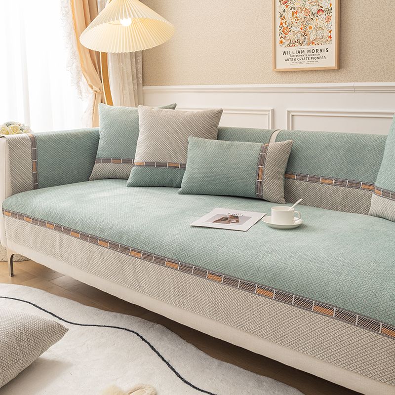 1pc Modern Chenille Sofa Cushion - Pet-Friendly Anti-Slip & Cat Scratch Resistant, Fit for All Sofa Types,One-Line Design for Seamless Home Decor