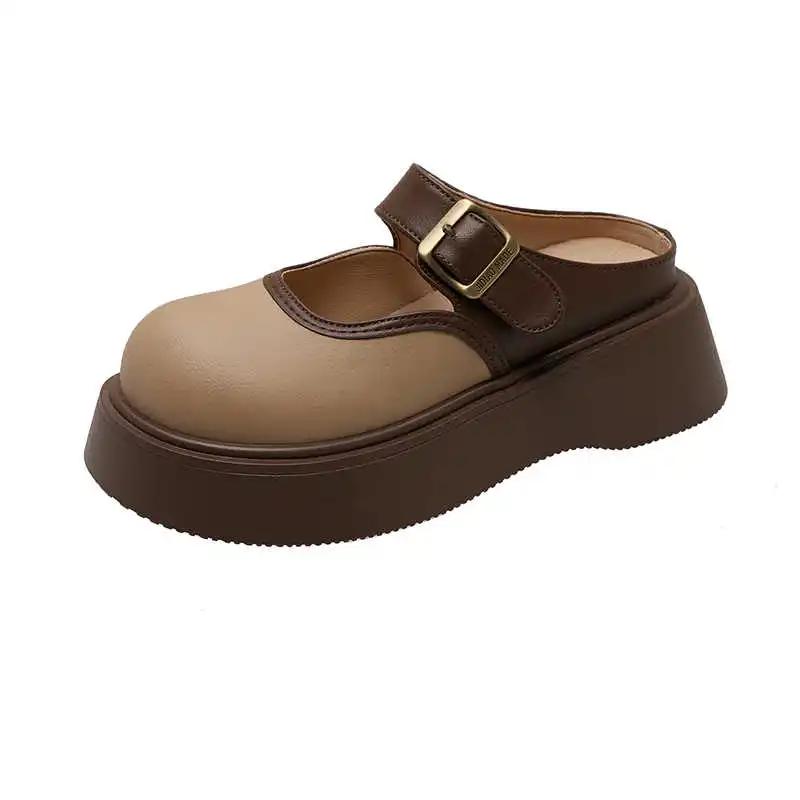 Fashion Half Open From The Back Barefoot Shoes Women Slippers Sandals Sandal For Women Sneakers Sport Jogging Footwear Fashion