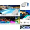 LED Poolleuchte mit Fernbedienung Unterwasserscheinwerfer für Schwimmbecken Wasserspiel