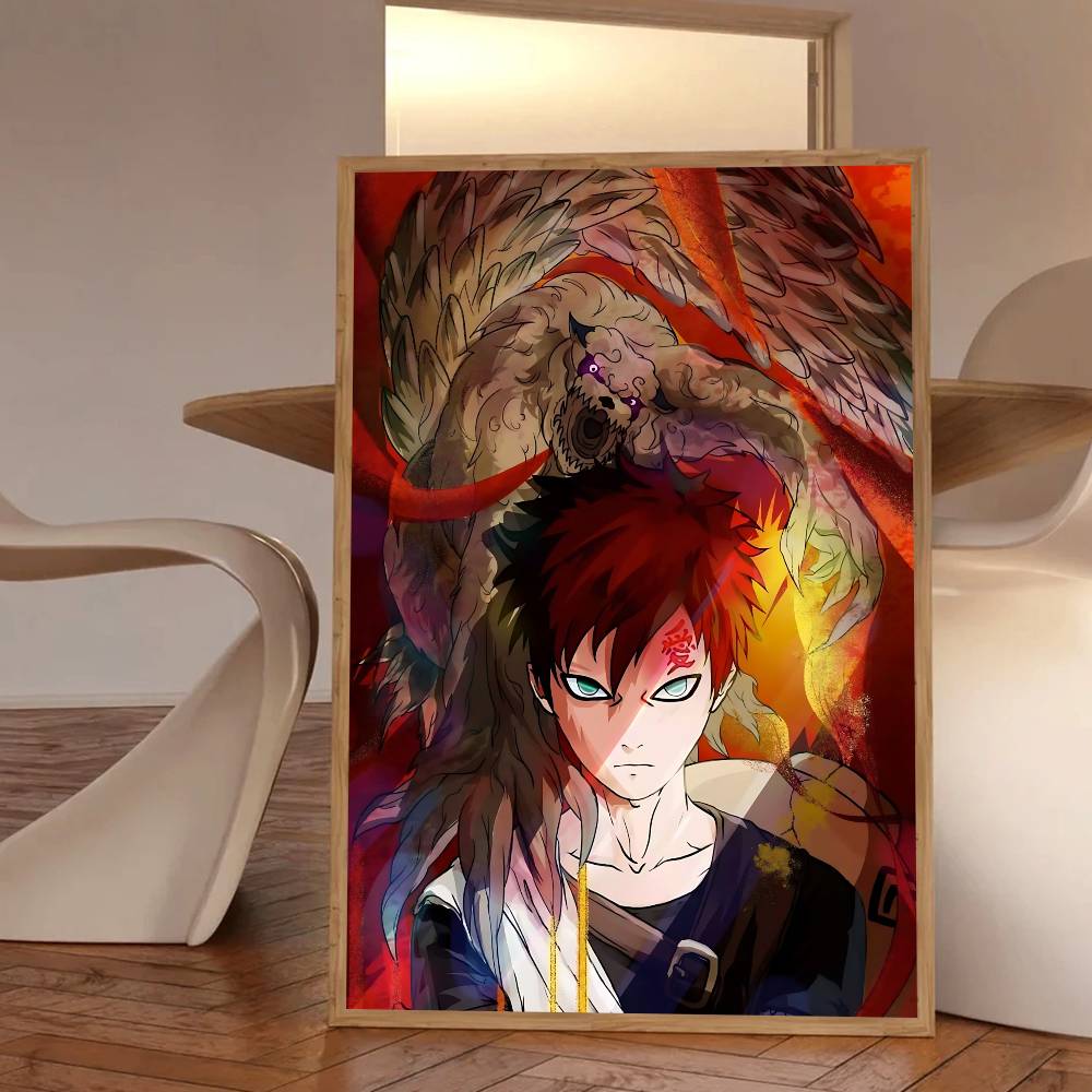 Cool Anime Character G-Gaara Posters HD Print Vintage Wall Art Decor for Home Study Room
