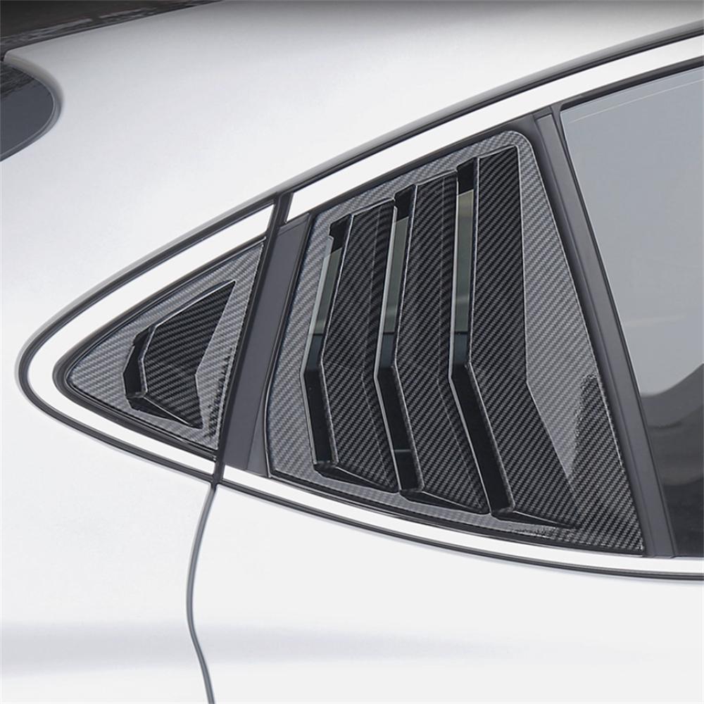 For Toyota Camry 2025 2026 Carbon Fiber Look Vent Window Scoop Louver Cover Trim