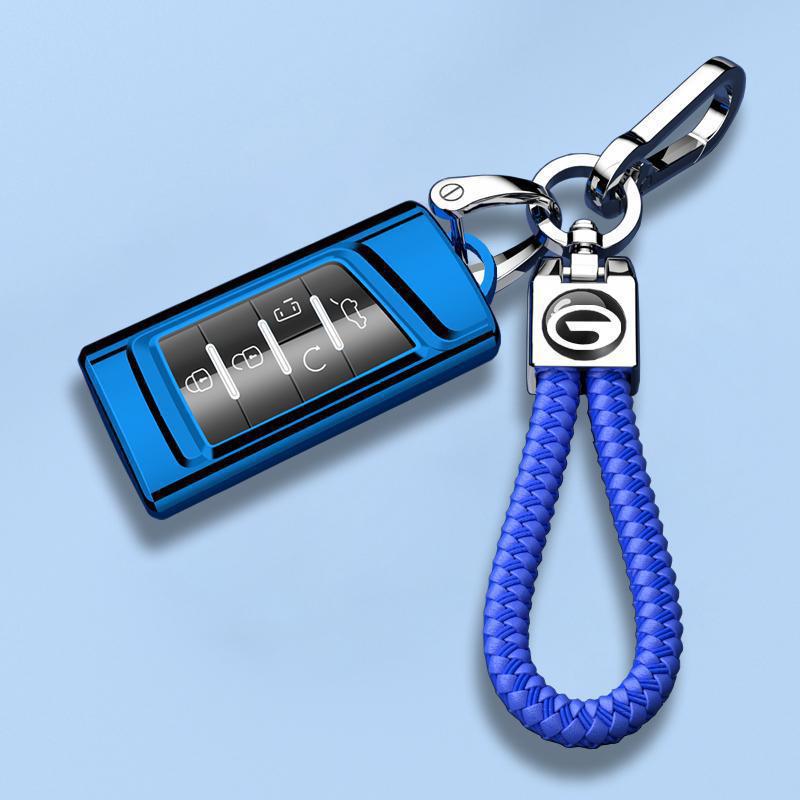 Personalized Key Cover & Lanyard for 20-23 GAC Trumpchi GS4 - Tech Protective Shell