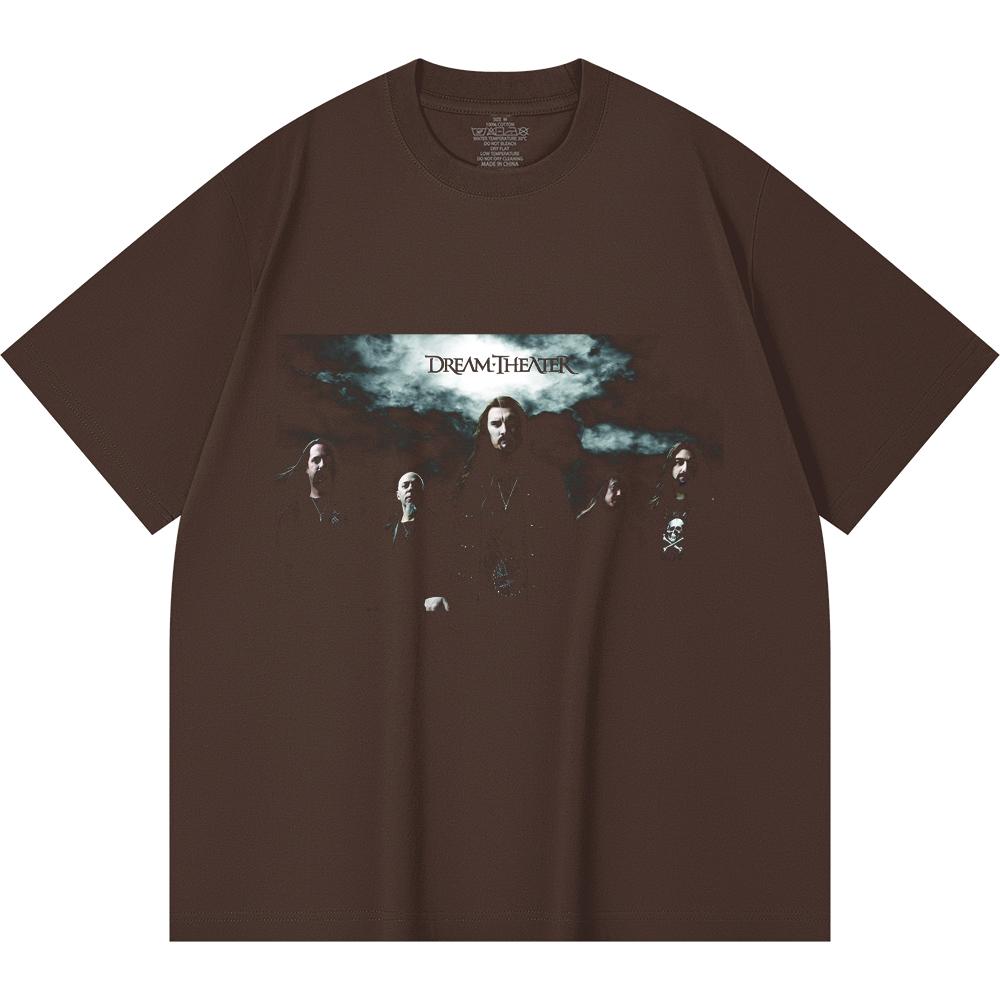 230 g/m² 100% Baumwolle Heavy Metal T-Shirt Rockband Beliebte Musik Druck Unisex Schweres Baumwoll-T-Shirt