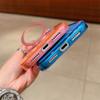 Transparent 360°Rotating Metal Holder Ring Bracket for Magsafe Magnetic Case For iPhone 17 16 Pro Max Plus Gradient Clear Cover