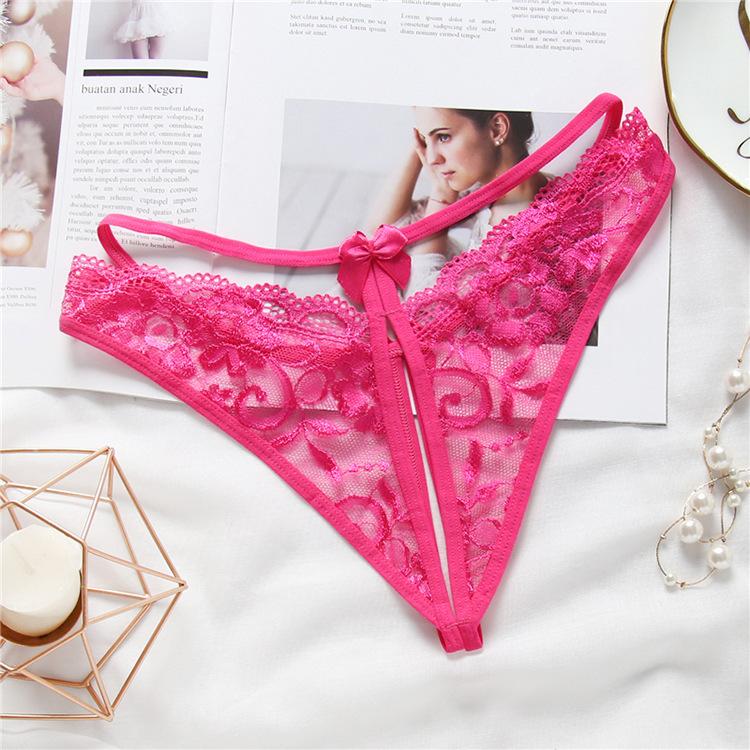 Sexy Panties Thong Lace Word Pants Ladies Briefs Ladies Floral Hollow Out Women Underwear Thong