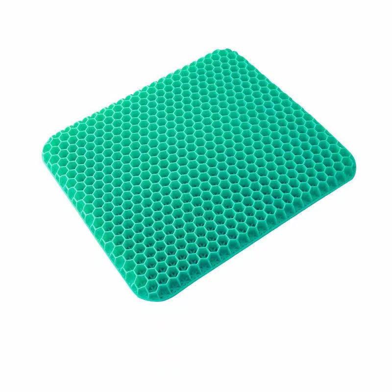 Japanese Honeycomb Gel Ice Seat Cushion for Long Sitting - Office, Car, Silicone Cool Pad