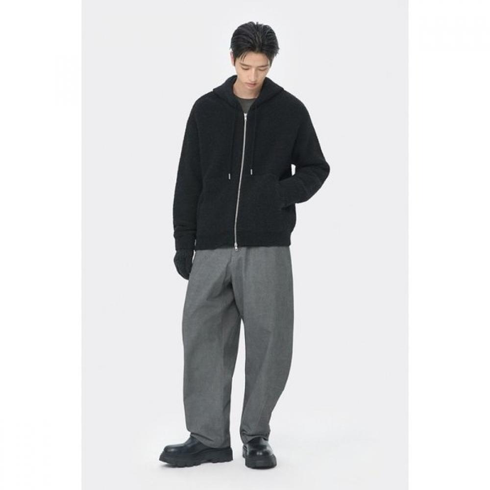 Customellow Black Cloud Hood Zip Cardigan Cwwaw25714bkx