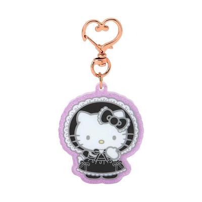 Sanrio Hello Kitty Black  Acrylic Keychain ( Lolita ) Japan NEW
