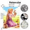 Disney Rapunzel pearl painting handmade diy pearl art painting simple living room hanging painting decoration