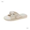 Super Soft Stepping On Shit Slippers Women Wear Foreign Style Cute Summer One-word Shoes Ins Niche Design Sense