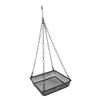 Hanging Bird Feeder Carbon Steel Mesh Platform Bird Feeding Tray for Yard Garden Outdoor