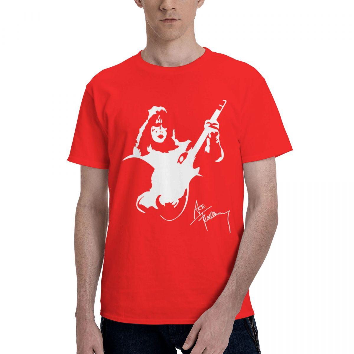 

Ace Frehley Band 100% Хлопок Повседневная Дышащая Удобная Футболка Новые Подарки и Футболки Смешной Подарок S