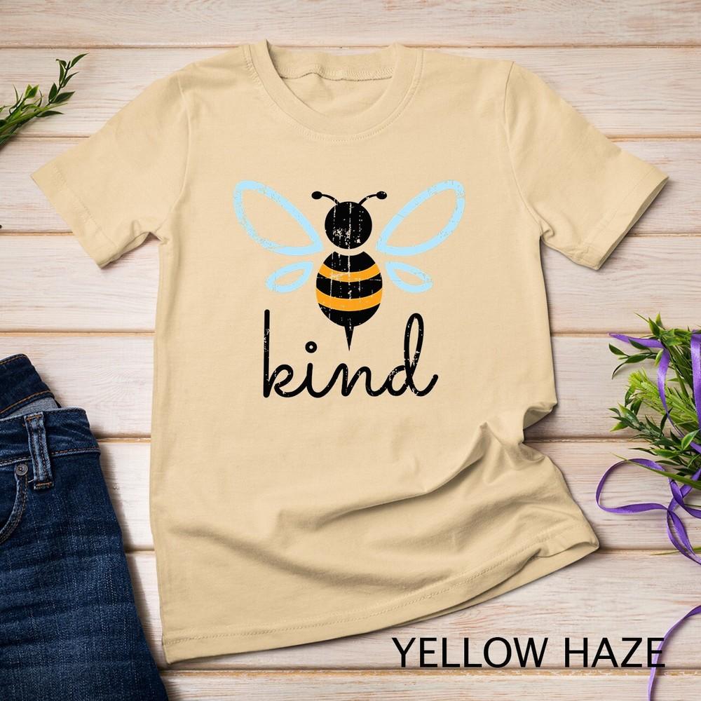 

Womens Vintage Be Kind T Shirt - Bumblebee Bee Kind Kindness Gift Unisex T-shirt 4XL