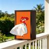 Elegant Design Ballet Tissue Box Luxury Art Tissue Dispenser Skirt Tissue Box  Bedside Table