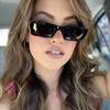 Fashion Vintage Square Sunglasses Women Luxury Brand Designer Sexy Small Frame Rectangle Sun Glasses For Female Travel Shades