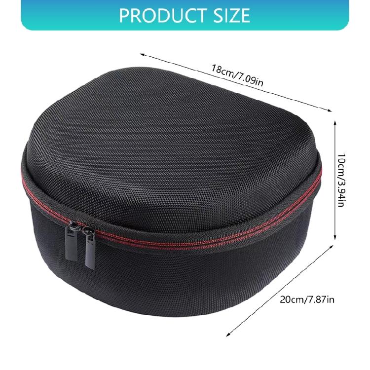 Hard Case for Leight Earmuff Glasses Double Zipper Storage Case Organizers Box Shockproof Scratchproof Carry Bag