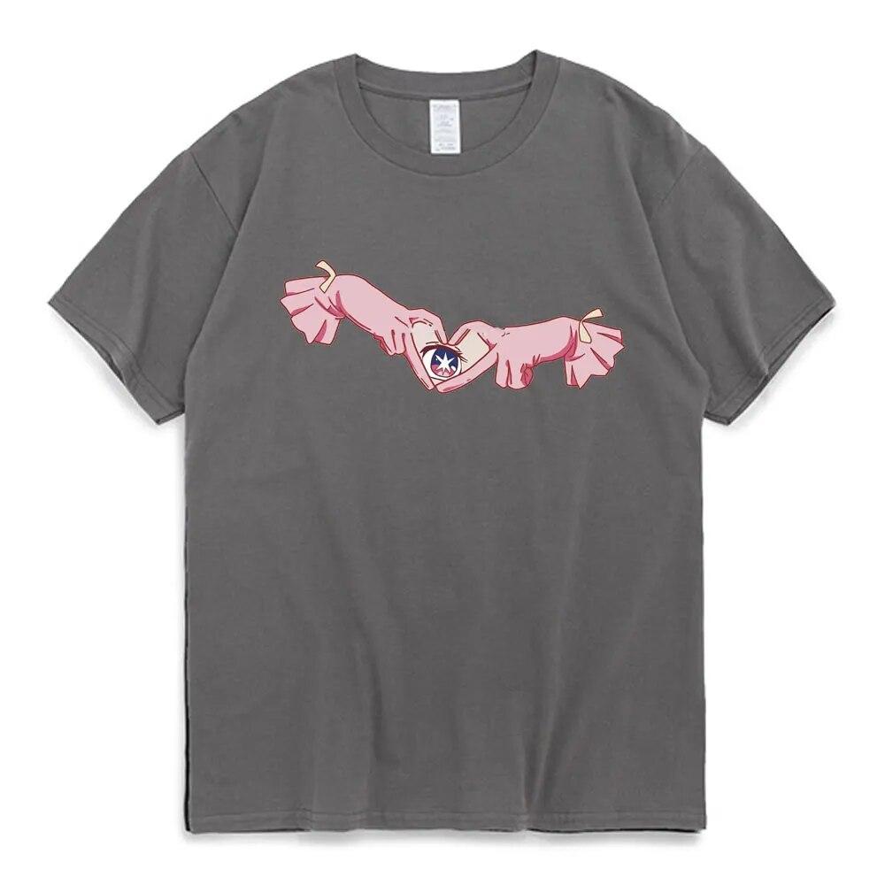 2023 nowy Oshi No Ko Anime Ai Hoshino Kawaii T koszula kobiety i unisex japońska koszulka unisex z motywem kreskówkowym z krótkim rękawem letnie koszulki bawełniane