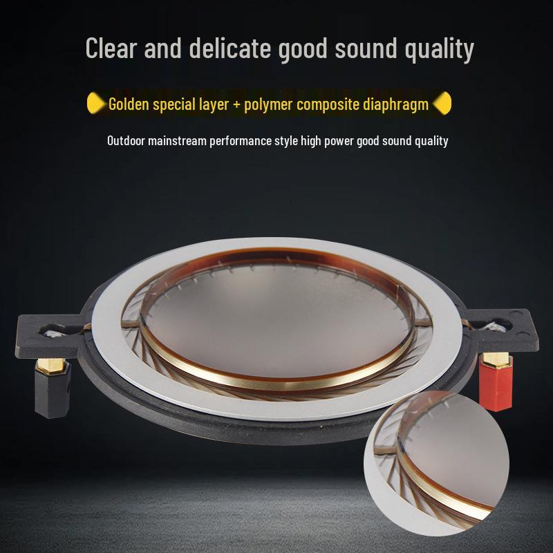 44mm High-Quality Voice Coil Horn Tweeter with 34mm Blue Film Composite Diaphragm.
