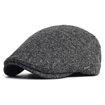 Herbst Winter Dicke Warme Schiebermützen Herren Damen Weiche Baskenmütze Lässige Mode Detektivmützen Retro Fahrer Flache Kappen