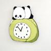 New Panda Cartoon Clock for Home Living Room, Simple Clock Decoration, Quiet, Cute and Creative Wall Clock