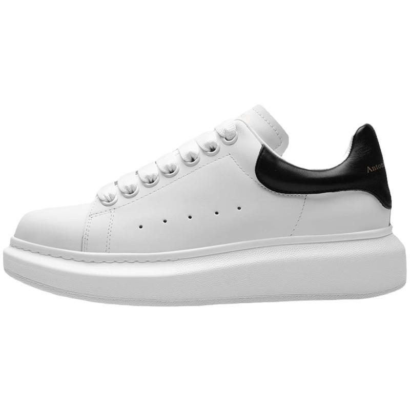 Spring and Autumn Little White Shoes Men's and Women's Shoes 2025 New Couple Thick-soled Versatile Height Increase Student Popular Sports and Lei