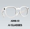 AIMB-S1 Smart Bluetooth Glasses: 5MP Camera, Music, Calls, Video Recording, AI Translation.