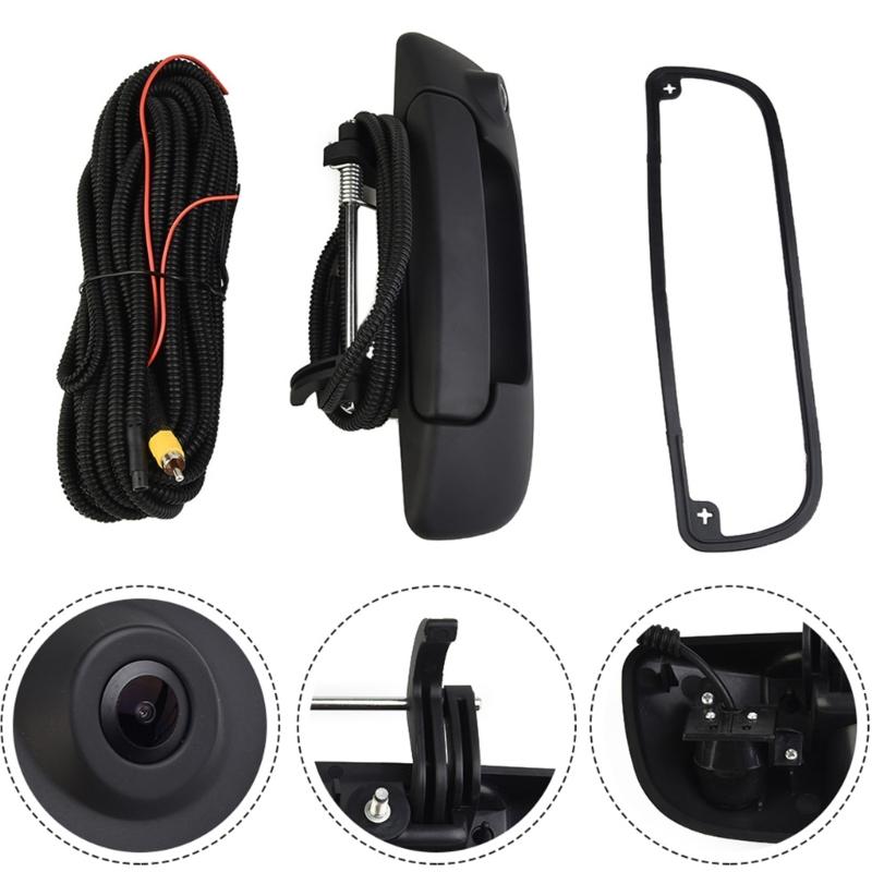 Trunk Tailgate Handle with Backup Rear View Camera for 1500 2500 3500 55276237AA
