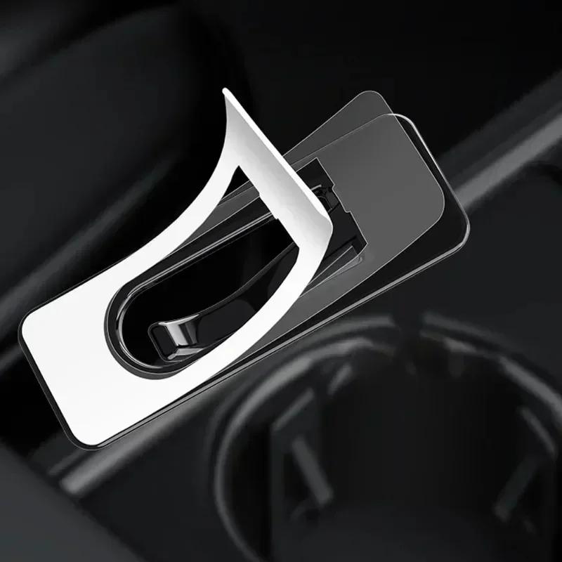 3/12pcs Car Cup Holder Limiter Fixing Clip Self-adhesive Auto Water Cup Slot Limit Pad Car Bottle Console Slot Slip Limiter