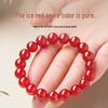 Red Agate Dragon Birth Year Bracelet for Couples, 7A Grade Chalcedony Beads, Unisex Accessory