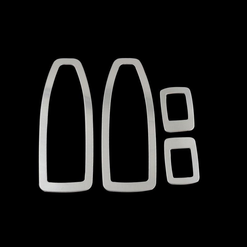 For BMW F30 F34 F48 X1 Window Switch Lift Panel Trim Stainless Steel Frame Performance Car Interior Accessories