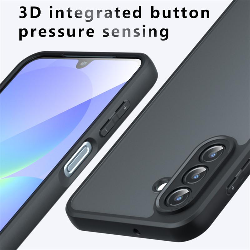 Pre Samsung Galaxy A17 Puzdro Samsung A17 Kryt Mäkký TPU Rám PC Matný Odolný Nárazník Ochranné Puzdrá na Telefón Pre Samsung A17 Funda