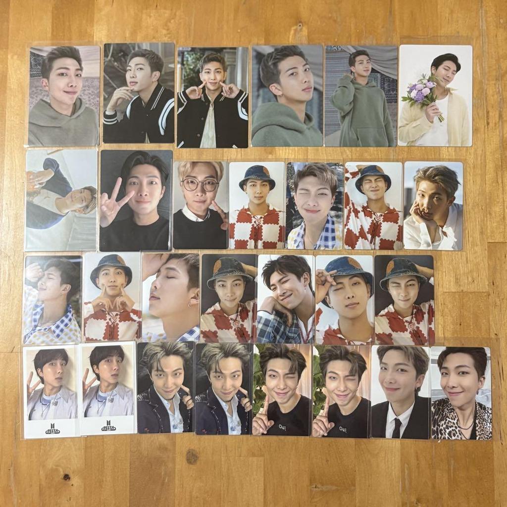 [USED] BTS RM Namjoon Trading Card Mini Photo Set of 28